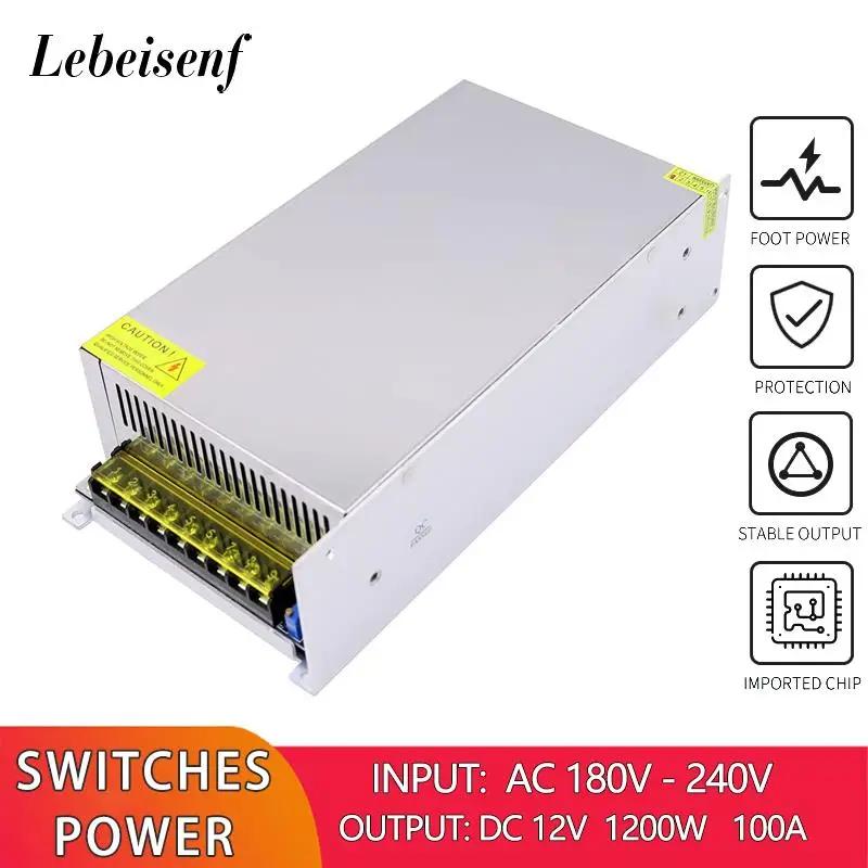 LED  б ̺   SMPS, AC/DC , 180-240V AC-DC Ī   ġ, 12V, 100A, 1200W